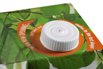 Das erneuerbare Polyethylen im LightCap 30-Verschluss wird aus Zuckerrohr gewonnen.
