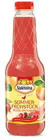 Valensina Sommer-Fru?hstu?ck mit Cranberry ist eine leckere Fruchtkombination aus Apfel, Pink Grapefruit und Cranberry