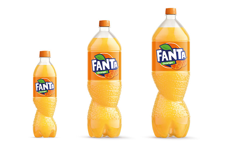 Sidel unterstützt Coca-Cola bei der Entwicklung der neuen PET-Flasche für Fanta