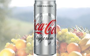Neuer Look für Coca-Cola light taste