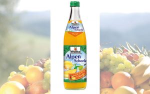 Neues Produkt: Wolfra Alpenschorle Mango