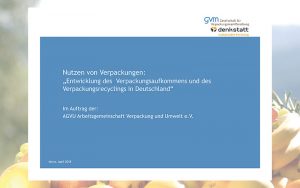 AGVU-Studie belegt gestiegene Verpackungsnutzung und stärkere Kreislaufführung in Deutschland
