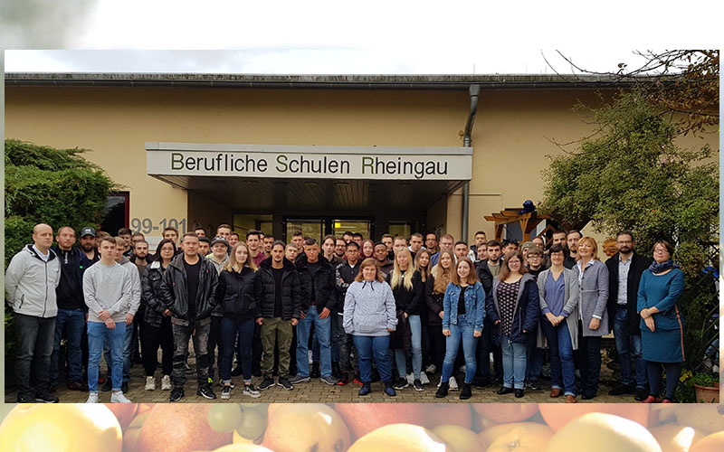 59 neue Auszubildende im dualen Bildungsgang zur Fachkraft für Fruchtsafttechnik