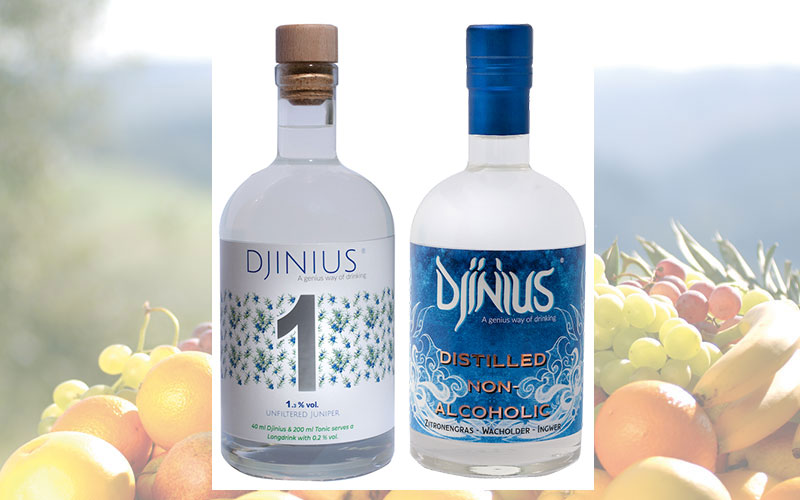 freigeistig & Pfanner: Alkoholfreier Gin "DJINIUS"