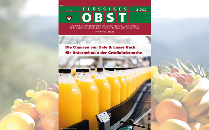 Die Ausgabe 2-2020 von FLÜSSIGES OBST ist online!