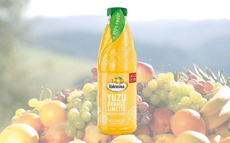 Neu im Kühlregal: Valensina Sommer-Edition mit Yuzu