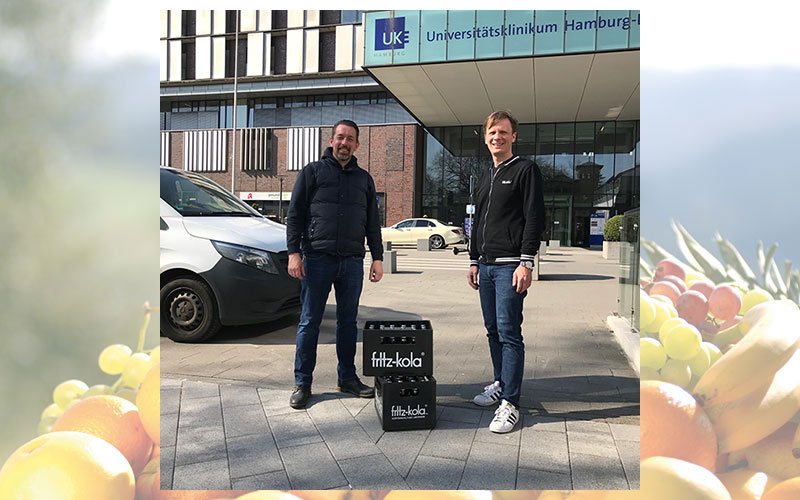 Ein waches Auge während der Corona-Pandemie: fritz-kola unterstützt Helfer und Kulturschaffende