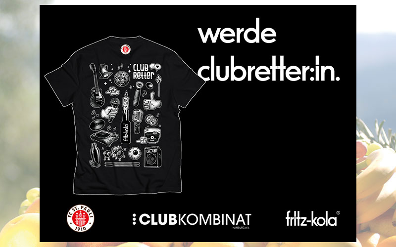 Solidarität hat kein Verfallsdatum: fritz-kola und FC St. Pauli unterstützen Hamburger Clubszene