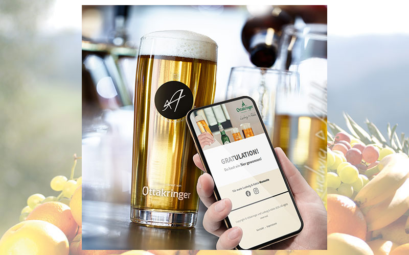 Die Ottakringer Brauerei setzt auf smarte Trinkgläser von Rastal