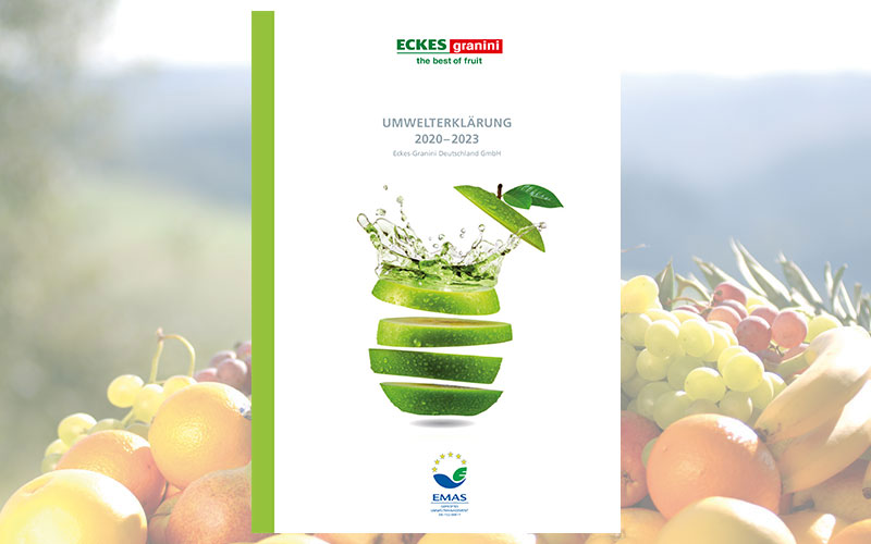 Eckes-Granini Deutschland: Neue Umwelterklärung für die Jahre 2020-2023