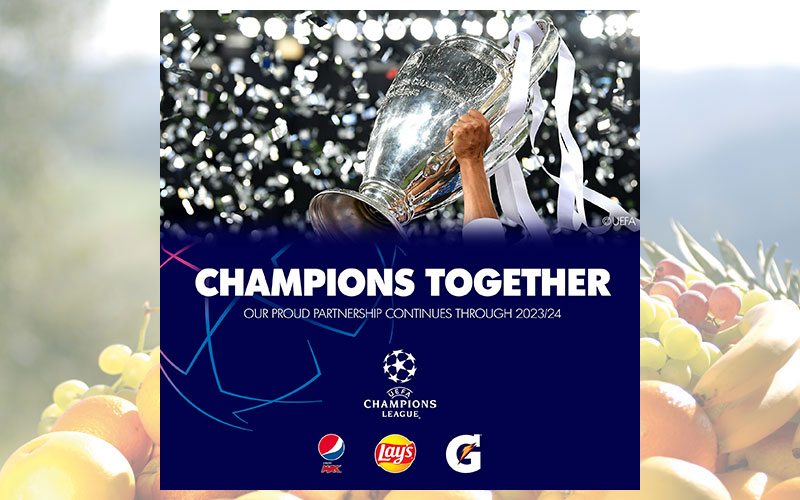 PepsiCo und die UEFA Champions League verlängern ihre globale Partnershaft bis 2024