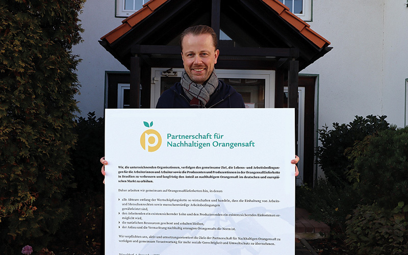 Mehr Arbeitsschutz und soziale Gerechtigkeit: beckers bester setzt sich für nachhaltigen Orangensaft ein