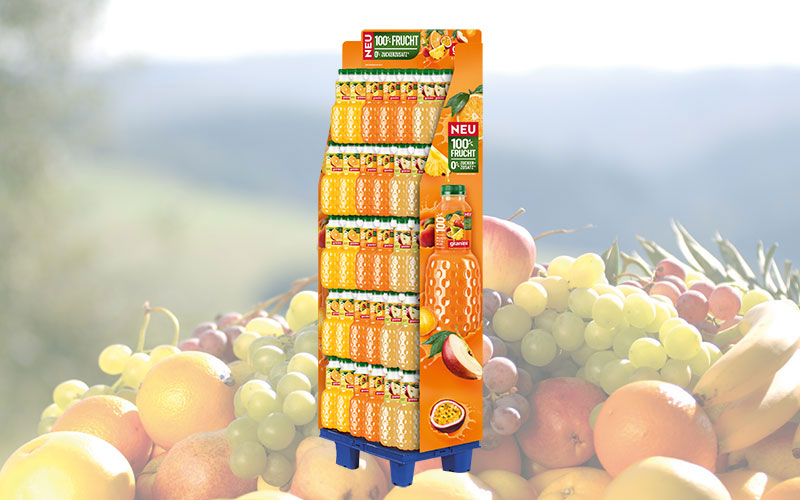 Granini Trinkgenuss präsentiert neue Range mit 100 % Saft