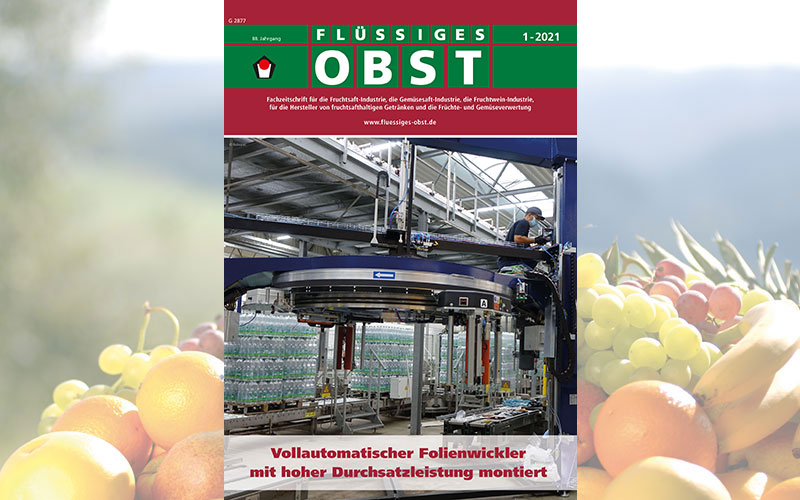 Die Ausgabe 1-2021 von FLÜSSIGES OBST ist online!