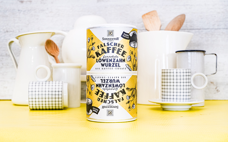 Falscher Kaffee aus gerösteten Löwenzahnwurzeln