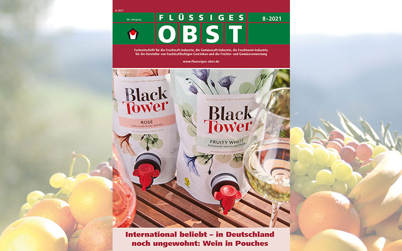 Die Ausgabe 8-2021 von FLÜSSIGES OBST ist online!