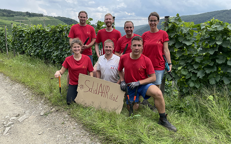 Hochwasserhilfe: Rotkäppchen-Mumm unterstützt Winzer und Bevölkerung im Ahrtal