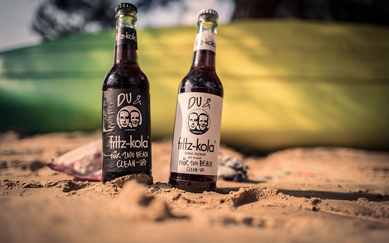 Bewegung im Regal: fritz-kola ruft zu gemeinsamen Clean-ups auf!