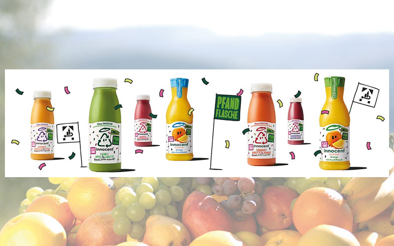 innocent schließt sich bereits zum 1. Oktober 2021 dem deutschen Pfand auf Einweg-PET-Flaschen an