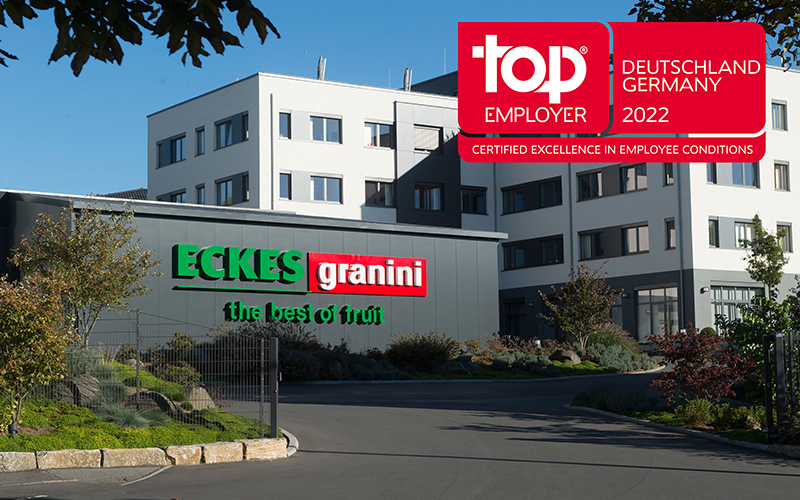 Auszeichnung: Eckes-Granini Deutschland ist Top Employer 2022