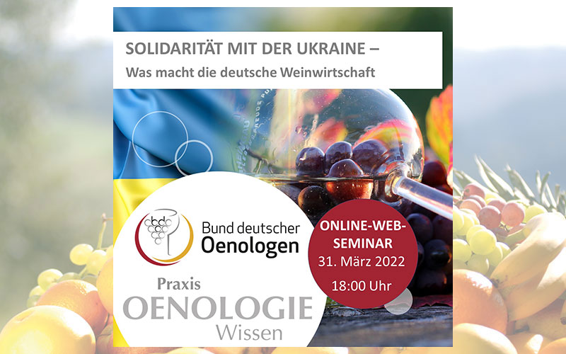Solidarität mit der Ukraine – Was macht die deutsche Weinwirtschaft