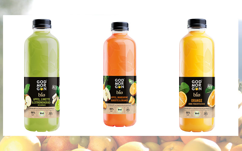 God Morgon®: Schwedens Premiummarke für Bio-Fruchtsaft jetzt neu im Kühlregal