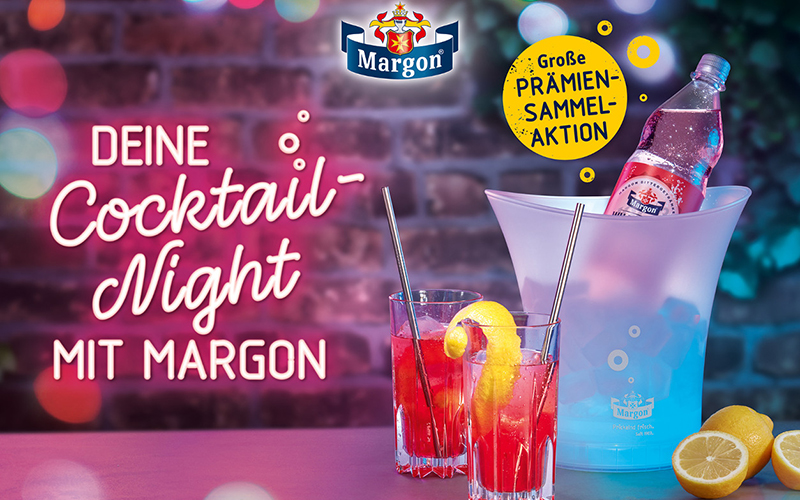 Trendige Promotion „Deine Cocktailnight mit Margon“