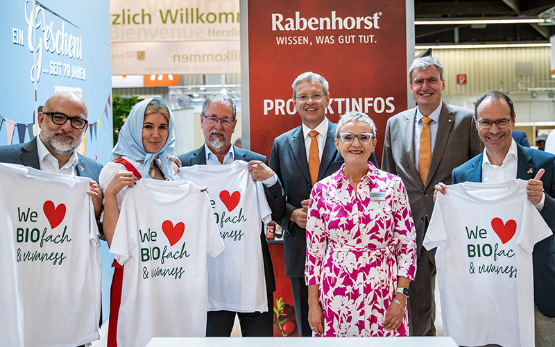 Rabenhorst- und Rotbäckchen-Neuheiten im Bio-Sortiment sowie Patricia Kelly-Kooperation auf der BioFach 2022 präsentiert