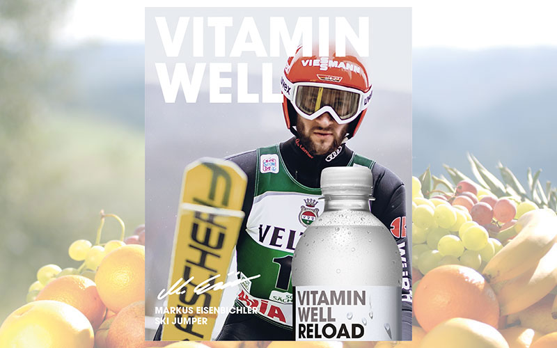 Skispringer Markus Eisenbichler bereichert ab sofort als Markenbotschafter das Wintersport Team von Vitamin Well