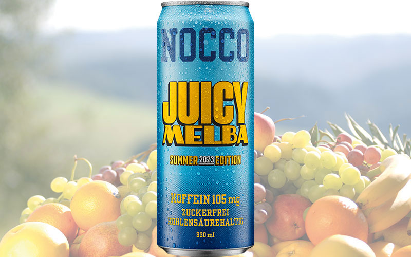 Sommerliche News: NOCCO launcht die Summer Edition 2023 Juicy Melba