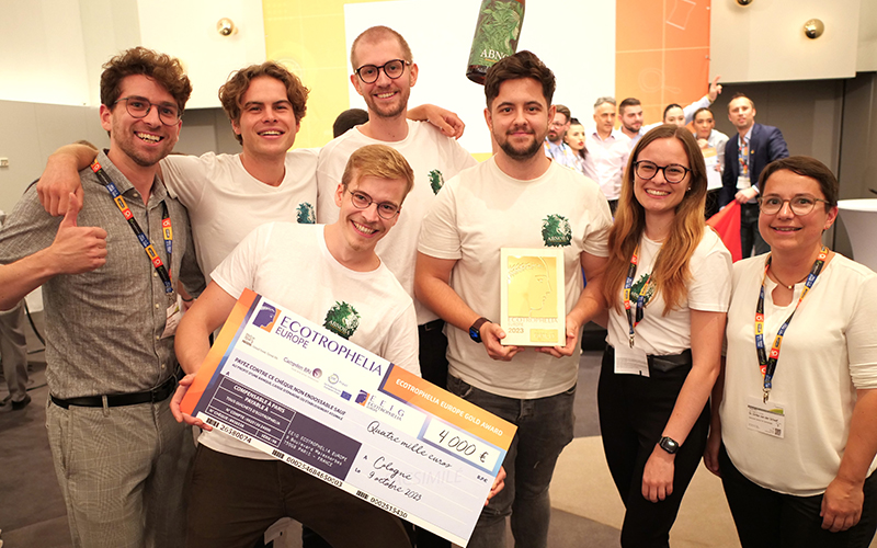 Team des KIT holt Gold für Deutschland mit „ABNOBA“ beim europäischen Food-Innovation-Wettbewerb ECOTROPHELIA 2023 in Köln