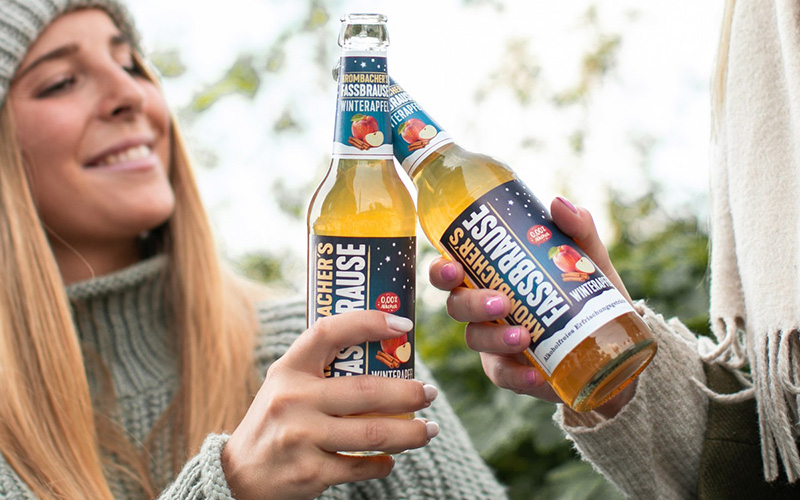 Krombacher's Fassbrause erstmals in der Winter-Edition: Neue Sorte Winterapfel