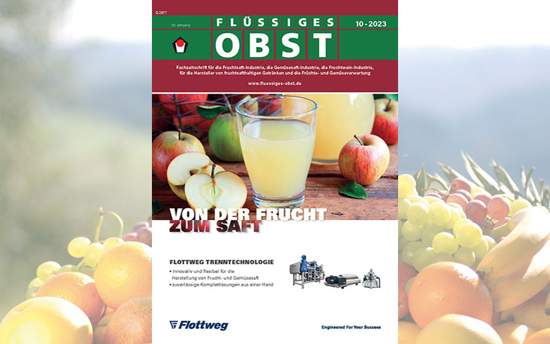 Die Ausgabe 10-2023 von FLÜSSIGES OBST ist online!