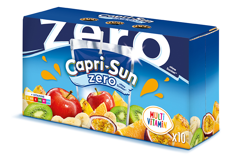 Capri-Sun Zero Multivitamin: fruchtiger Genuss nahezu ohne Zucker