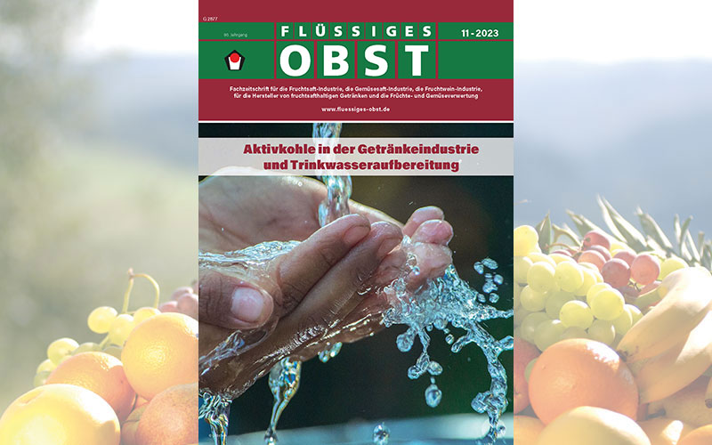 Die Ausgabe 11-2023 von FLÜSSIGES OBST ist online!