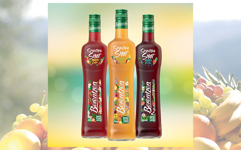 Smoothie trifft Likör: Berentzen-Gruppe führt neuartige Berentzen Smoothie Shots ein