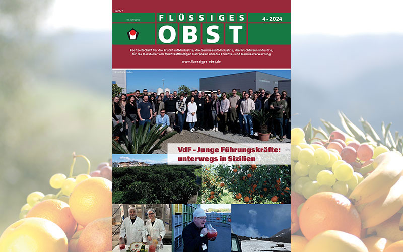 Die Ausgabe 4-2024 von FLÜSSIGES OBST ist online!