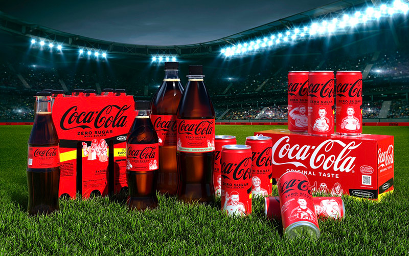 Torchancen für den Handel: Coca-Cola macht die UEFA EURO 2024<sup>TM</sup> zum Umsatzhighlight – mit Coca-Cola Zero Sugar und POWERADE