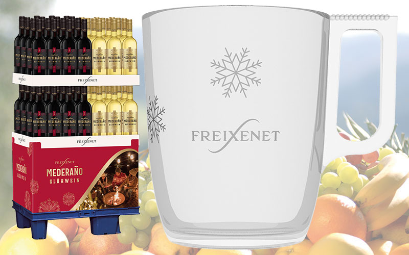 Freixenet Mederaño Glühwein setzt mit Gratis-Zugabeaktion winterliche Kaufimpulse