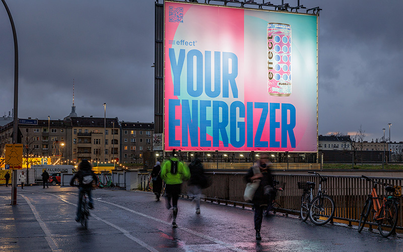 25 Mio. Sichtkontakte: effect® setzt mit OOH-Kampagne ein starkes Statement