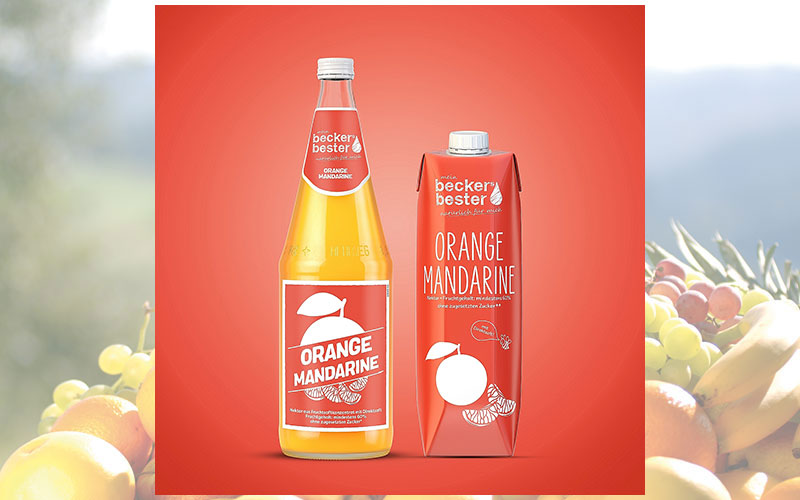 Ein gutes Team: Orange trifft Mandarine