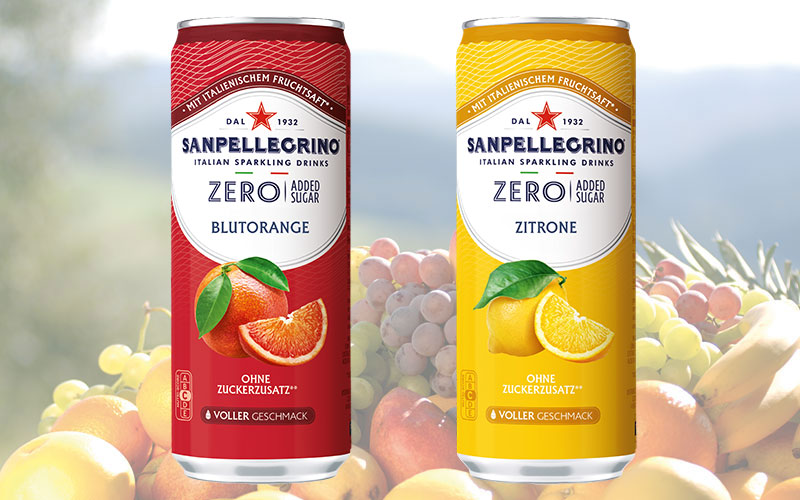 Sanpellegrino Zero added Sugar geht an den Start