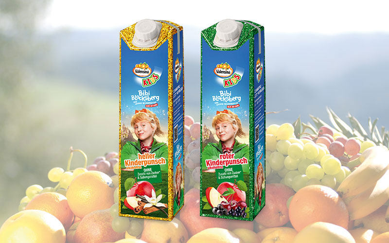 Valensina bringt Kinderpunsch mit Bibi Blocksberg zum Kinostart in den Handel
