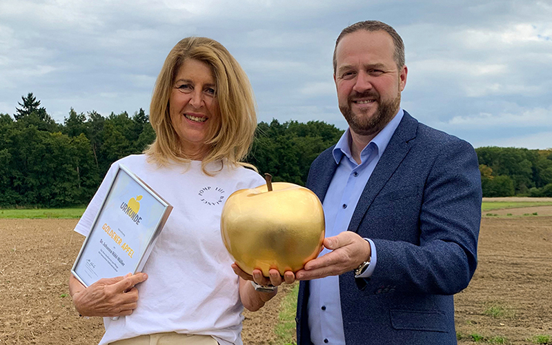 Dr. Johanna Höhl-Müller erhält Goldenen Apfel