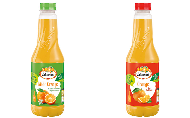 Valensina hält Versprechen: Orangensaft zurück in der 1-Liter-Flasche – mehr Inhalt zum gleichen Preis