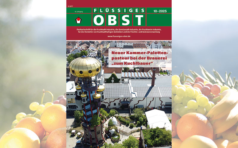 Die Ausgabe 10-2025 von FLÜSSIGES OBST ist online!