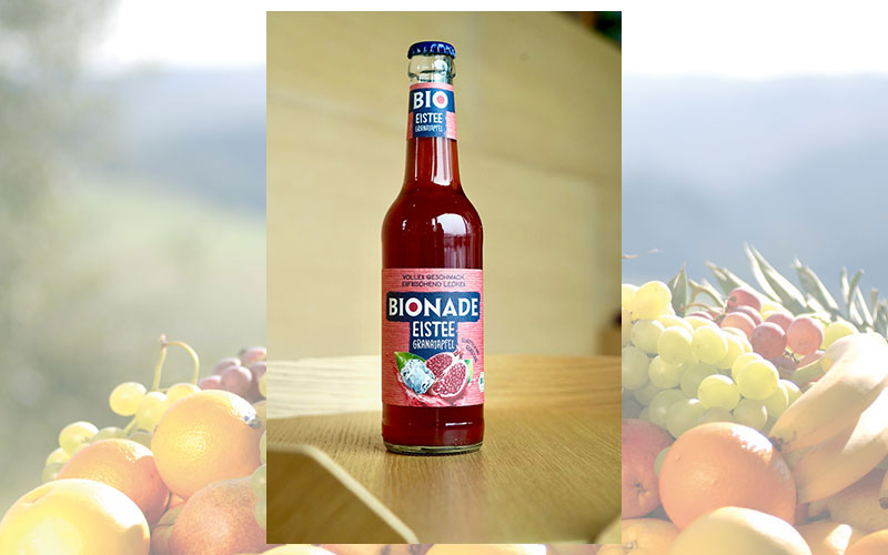 BIONADE bringt neuen Eistee Granatapfel auf den Markt