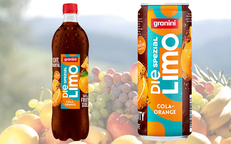 granini erweitert Die Limo-Range um Trendsorte Cola-Orange