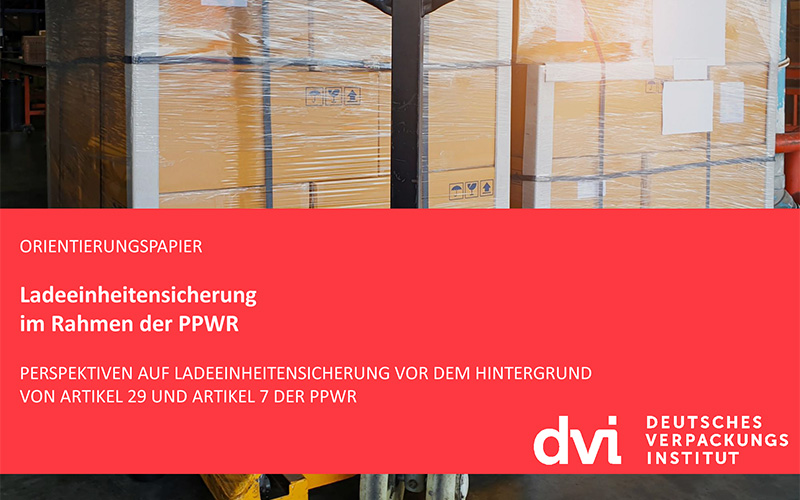 dvi veröffentlicht Orientierungspapier: Ladeeinheitensicherung im Rahmen der PPWR