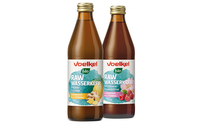 NEU: RAW Wasserkefir Himbeere Rosenblüte & RAW Wasserkefir Ingwer Zitrone